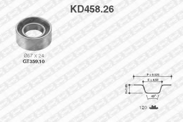 Imagine Set curea de distributie SNR KD458.26