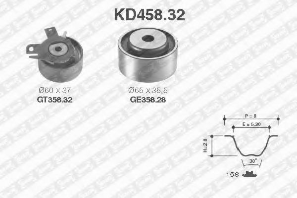 Imagine Set curea de distributie SNR KD458.32