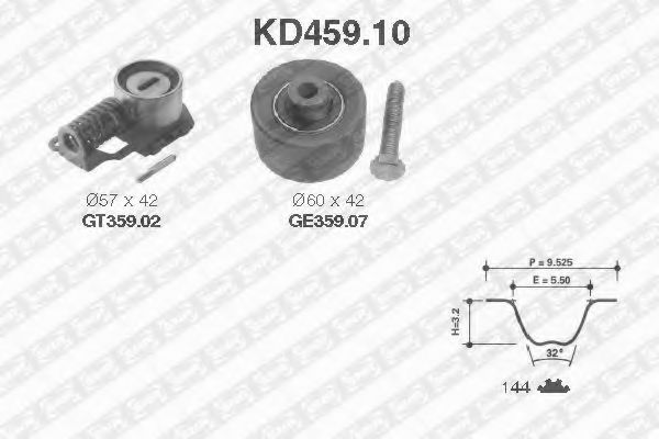 Imagine Set curea de distributie SNR KD459.10