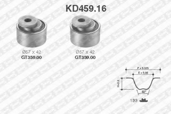 Imagine Set curea de distributie SNR KD459.16