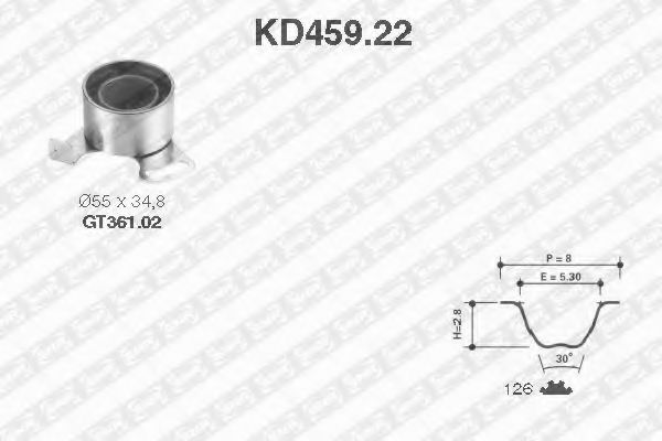 Imagine Set curea de distributie SNR KD459.22