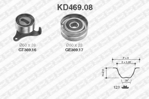 Imagine Set curea de distributie SNR KD469.08