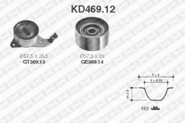 Imagine Set curea de distributie SNR KD469.12