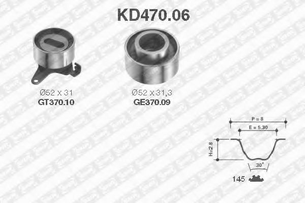 Imagine Set curea de distributie SNR KD470.06