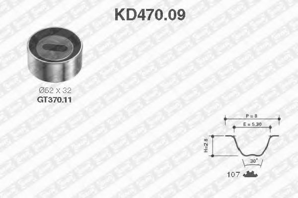 Imagine Set curea de distributie SNR KD470.09