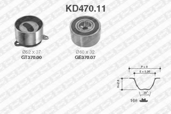 Imagine Set curea de distributie SNR KD470.11