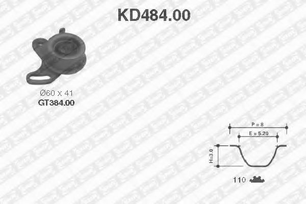 Imagine Set curea de distributie SNR KD484.00