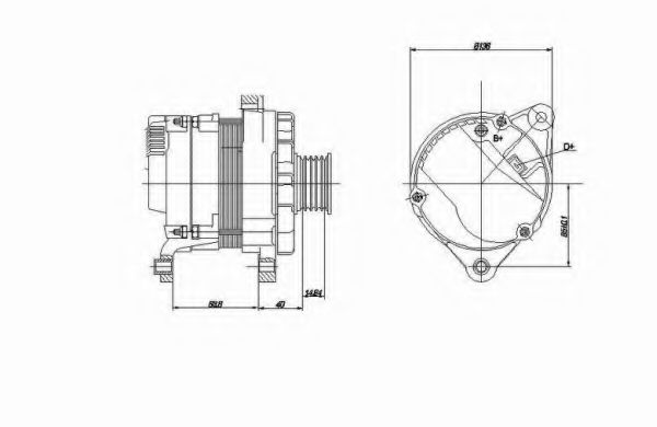 Imagine Generator / Alternator DELCO REMY 19025065