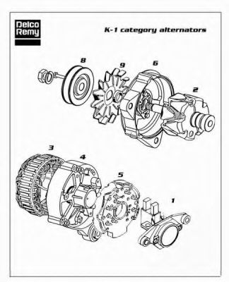 Imagine Generator / Alternator DELCO REMY 19025069