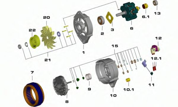 Imagine Generator / Alternator DELCO REMY 19025106