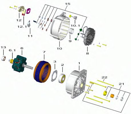 Imagine Generator / Alternator DELCO REMY 19025114