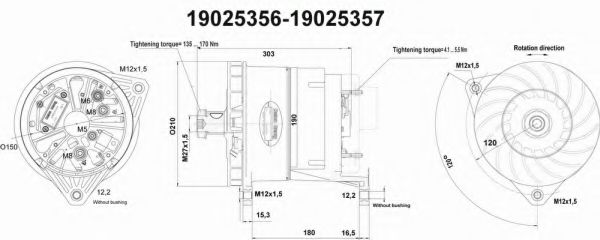 Imagine Generator / Alternator DELCO REMY 19025356