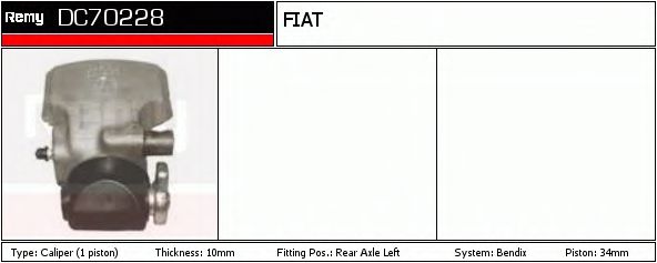 Imagine Etrier frana DELCO REMY DC70228