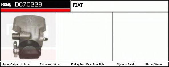 Imagine Etrier frana DELCO REMY DC70229