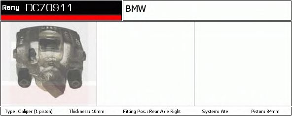 Imagine Etrier frana DELCO REMY DC70911