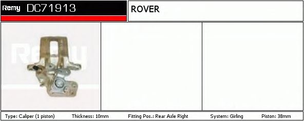 Imagine Etrier frana DELCO REMY DC71913