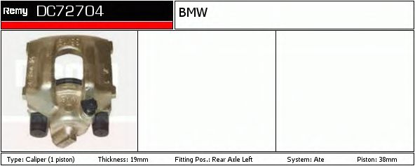 Imagine Etrier frana DELCO REMY DC72704