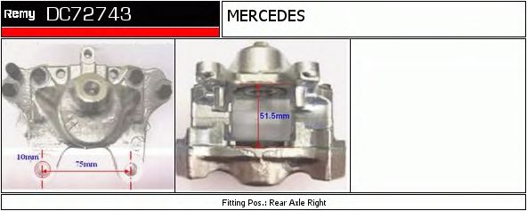 Imagine Etrier frana DELCO REMY DC72743