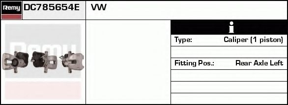 Imagine Etrier frana DELCO REMY DC785654E