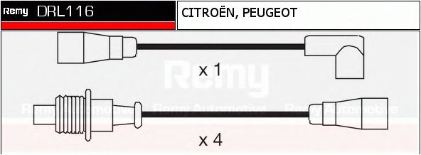 Imagine Set cablaj aprinder DELCO REMY DRL116