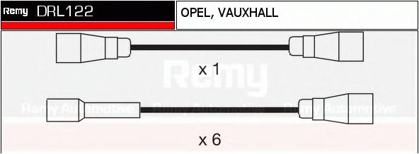 Imagine Set cablaj aprinder DELCO REMY DRL122