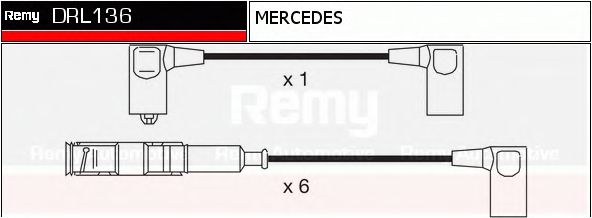 Imagine Set cablaj aprinder DELCO REMY DRL136