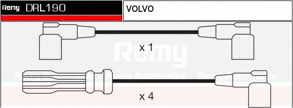 Imagine Set cablaj aprinder DELCO REMY DRL190