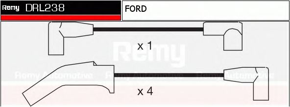 Imagine Set cablaj aprinder DELCO REMY DRL238