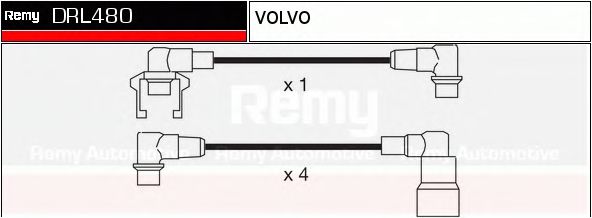 Imagine Set cablaj aprinder DELCO REMY DRL480