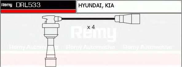 Imagine Set cablaj aprinder DELCO REMY DRL533