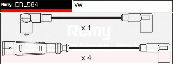 Imagine Set cablaj aprinder DELCO REMY DRL564