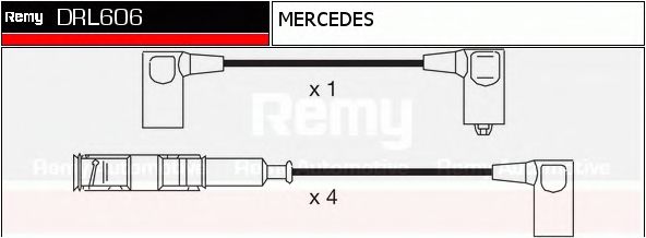 Imagine Set cablaj aprinder DELCO REMY DRL606