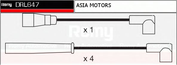 Imagine Set cablaj aprinder DELCO REMY DRL647