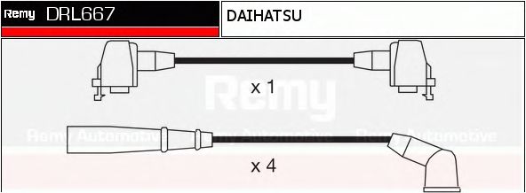 Imagine Set cablaj aprinder DELCO REMY DRL667