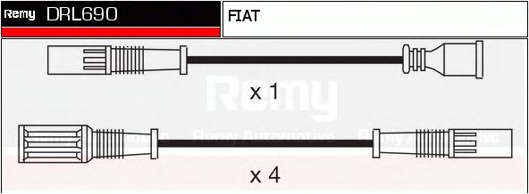 Imagine Set cablaj aprinder DELCO REMY DRL690