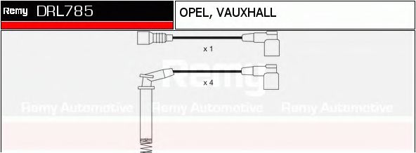 Imagine Set cablaj aprinder DELCO REMY DRL785