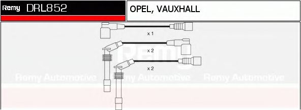 Imagine Set cablaj aprinder DELCO REMY DRL852