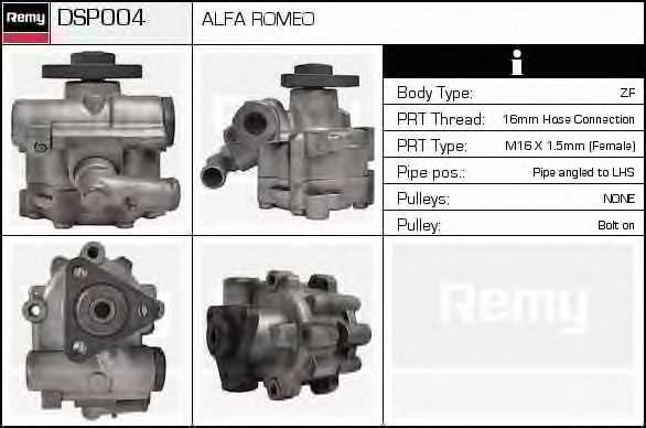 Imagine Pompa hidraulica, sistem de directie DELCO REMY DSP004