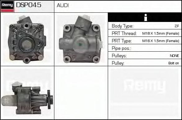 Imagine Pompa hidraulica, sistem de directie DELCO REMY DSP045