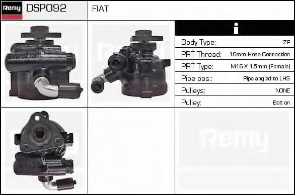 Imagine Pompa hidraulica, sistem de directie DELCO REMY DSP092