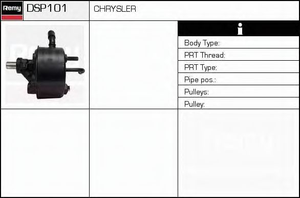 Imagine Pompa hidraulica, sistem de directie DELCO REMY DSP101