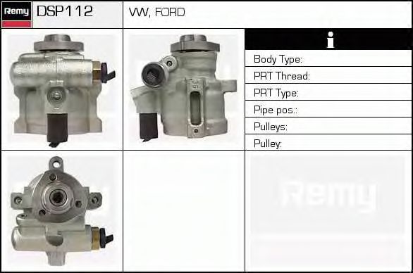 Imagine Pompa hidraulica, sistem de directie DELCO REMY DSP112