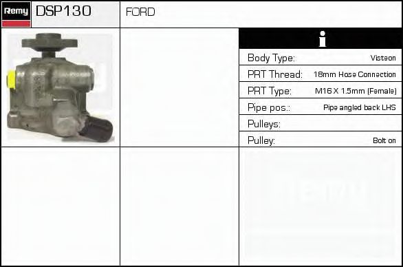 Imagine Pompa hidraulica, sistem de directie DELCO REMY DSP130