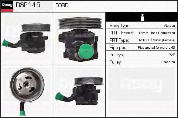 Imagine Pompa hidraulica, sistem de directie DELCO REMY DSP145