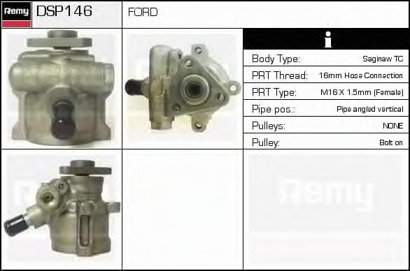 Imagine Pompa hidraulica, sistem de directie DELCO REMY DSP146