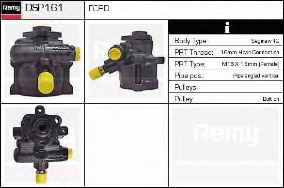 Imagine Pompa hidraulica, sistem de directie DELCO REMY DSP161