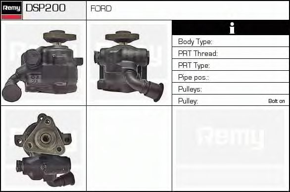 Imagine Pompa hidraulica, sistem de directie DELCO REMY DSP200