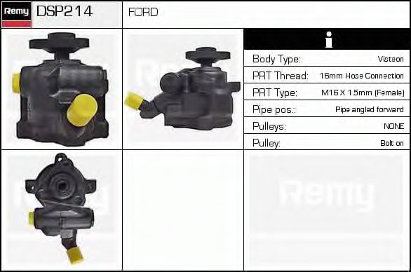 Imagine Pompa hidraulica, sistem de directie DELCO REMY DSP214