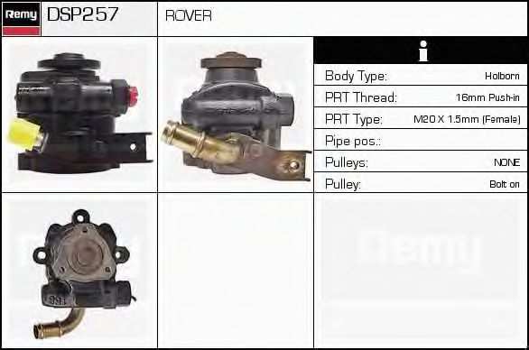 Imagine Pompa hidraulica, sistem de directie DELCO REMY DSP257