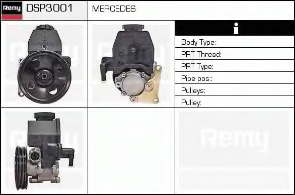 Imagine Pompa hidraulica, sistem de directie DELCO REMY DSP3001